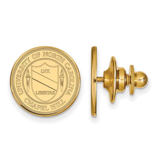 14k Gold LogoArt University of North Carolina Crest Lapel Pin