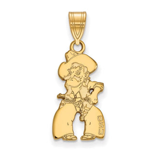 10k Gold LogoArt Oklahoma State University Cowboy Large Pendant 1Y061OKS