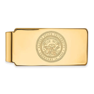10k Gold LogoArt Kansas State University Crest Money Clip