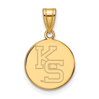 10k Gold LogoArt Kansas State University K-S Medium Pendant 1Y067KSU