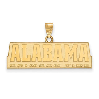 10k Gold LogoArt University of Alabama Crimson Tide Medium Pendant