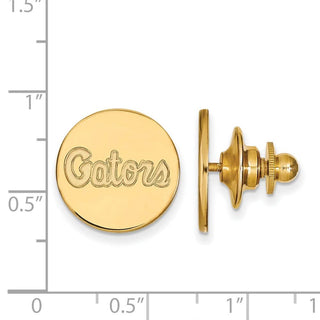 14k Gold LogoArt University of Florida Gators Script Lapel Pin