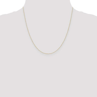 20" 14K Yellow Gold 20 inch Carded .42mm Curb with Spring Ring Clasp Chain