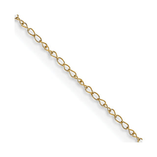 20" 14K Yellow Gold 20 inch Carded .42mm Curb with Spring Ring Clasp Chain