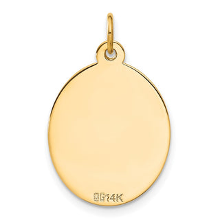 14k Yellow Gold Key and Tag Charm