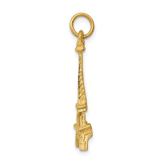 14k Yellow Gold Eiffel Tower Charm A0383
