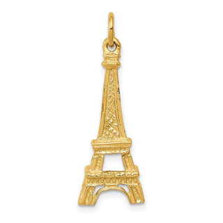 14k Yellow Gold Eiffel Tower Charm A0383