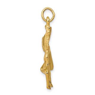 14k Yellow Gold Matador Charm