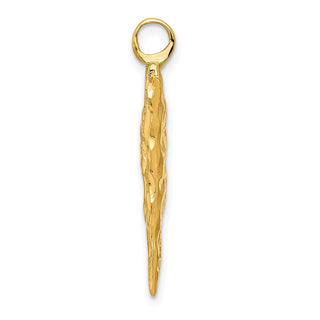 14k Yellow Gold Arrow Head Charm
