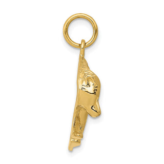 14k Yellow Gold Bear Charm