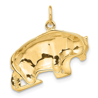 14k Yellow Gold Bear Charm