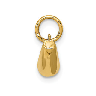 14k Yellow Gold 3D Megaphone Charm