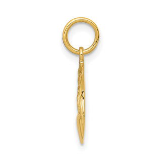 14k Yellow Gold Police Badge Charm