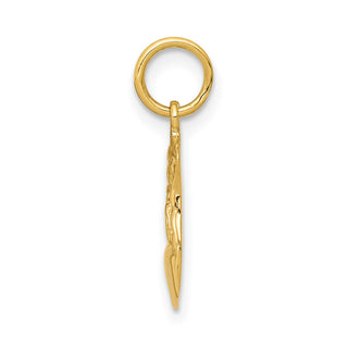 14k Yellow Gold Police Badge Charm