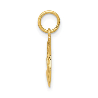 14k Yellow Gold Police Badge Charm