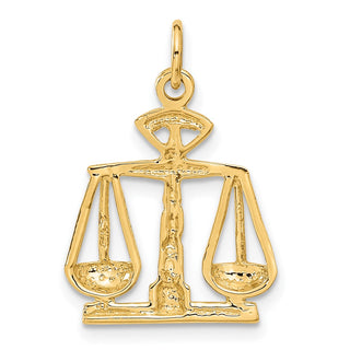 14k Yellow Gold Scales Of Justice Charm A1493