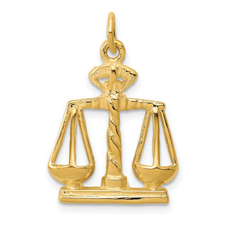 14k Yellow Gold Scales Of Justice Charm A1493
