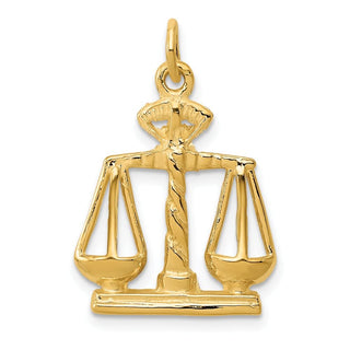 14k Yellow Gold Scales Of Justice Charm A1493