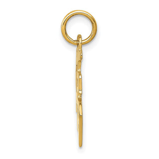 14k Yellow Gold Chinese Symbol Good Luck Charm