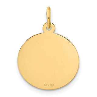 14k Yellow Gold Happy Anniversary Charm A1953/L