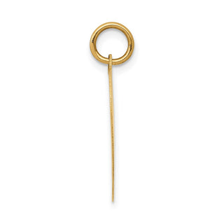 14k Yellow Gold Happy Birthday Heart Disc Charm