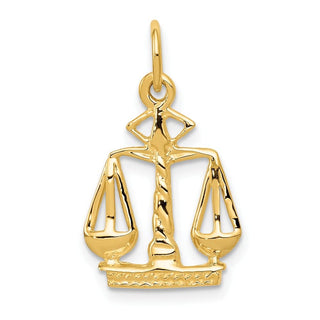 14k Yellow Gold Scales Of Justice Charm A2918