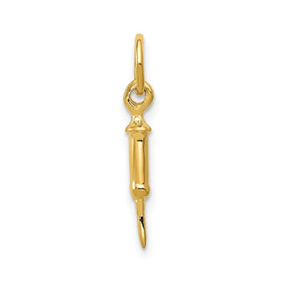 14k Yellow Gold Doctors Syringe Charm