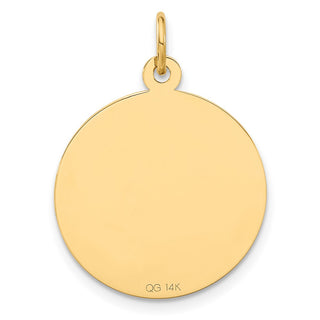 14k Yellow Gold Las Vegas Disc Charm