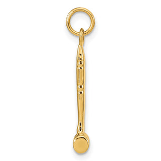 14k Yellow Gold 3-D Gavel Charm A4116