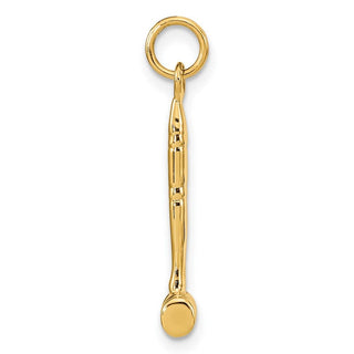 14k Yellow Gold 3-D Gavel Charm A4116