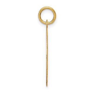 14k Yellow Gold Merry Christmas Disc Charm A4124/L