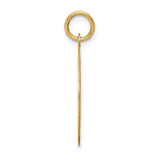 14k Yellow Gold Merry Christmas Disc Charm A4124/L