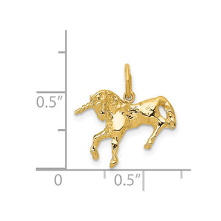 14k Yellow Gold Unicorn Charm A4704/L
