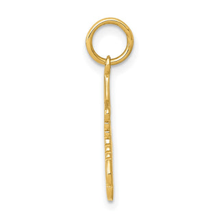 14k Yellow Gold Roller Skates Charm