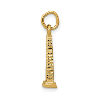 14k Yellow Gold 3D Washington Monument Charm
