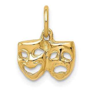 14k Yellow Gold Comedy/Tragedy Charm A4855