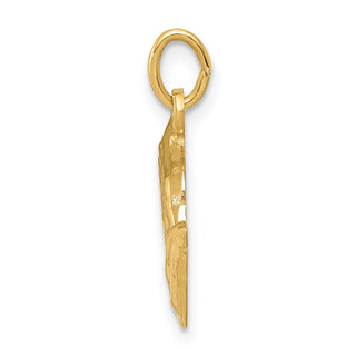 14k Yellow Gold Praying Hands Charm A4890