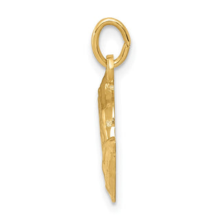 14k Yellow Gold Praying Hands Charm A4890