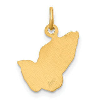 14k Yellow Gold Praying Hands Charm A4890