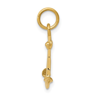 14k Yellow Gold 3D Anchor Charm A5059