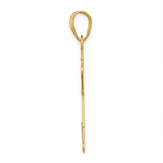 14k Yellow Gold Laser Polished Boy w/Hat Charm