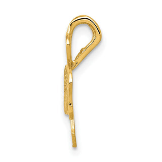 14k Yellow Gold Shamrock Slide A9502