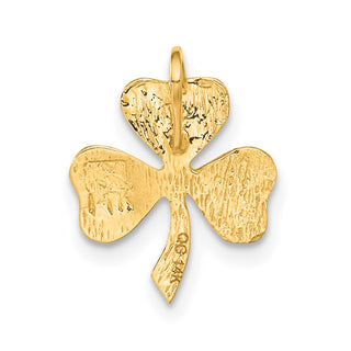 14k Yellow Gold Shamrock Slide A9502
