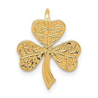 14k Yellow Gold Shamrock Slide A9502