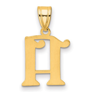 14k Yellow Gold Polished Number 11 Pendant