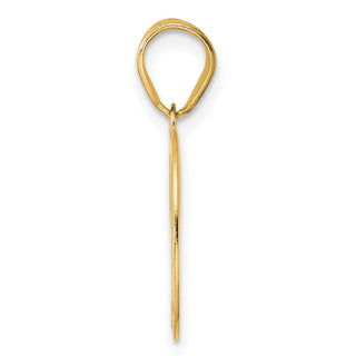 14k Yellow Gold Polished Number 20 Pendant APN20