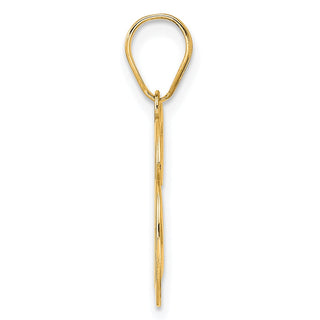 14k Yellow Gold Polished Number 26 Pendant