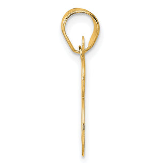 14k Yellow Gold Polished Number 28 Pendant