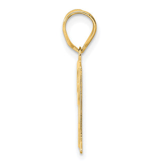 14k Yellow Gold Polished Number 31 Pendant