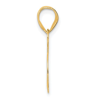 14k Yellow Gold Polished Number 35 Pendant